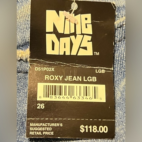 Nine Days Roxy Jeans LGB size 26 - Picture 8 of 11